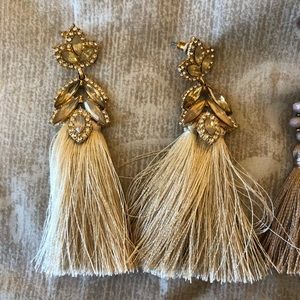 Tassel trendy earrings
